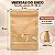 Saco Stand Up Pouch 18x26 Kraft com Zip Lock 50un c visor - Imagem 3