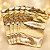 Saco Lamê Dourado Tamanho 10x14cm Pacote 10 unidades - Imagem 6