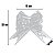 Kit 10 Laço Fácil de Organza com Poliéster Coração 50mmx74cm - Imagem 2