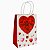 Kit com 12 Sacolas tema Romantico  25,5x18,5x9,5 cm - Imagem 2