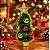 Árvore de Natal Decorada Tam 30cm de Mesa com Enfeites - Imagem 1