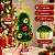 Árvore de Natal Decorada Tam 30cm de Mesa com Enfeites - Imagem 4