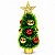 Árvore de Natal Decorada Tam 30cm de Mesa com Enfeites - Imagem 5