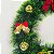 Guirlanda Natalina Verde com Laço Vermelho 30 cm Feliz Natal - Imagem 6