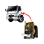 Fechadura Porta  Lado Direito Ford Cargo todos Até 2011 - Imagem 4