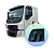Par Maçaneta Externa Com Chave Volvo VM - Imagem 3