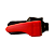 Maçaneta Interna Vermelha Ld Porta Mb Hpn Fpn Atron L-2638 - Imagem 1