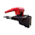 Maçaneta Interna Vermelha Ld Porta Mb Hpn Fpn Atron L-2638 - Imagem 4