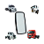 Espelho Retrovisor Manual Mercedes-bens Ls - Imagem 2
