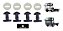 Kit 4 Presilha 4 Arruela Retentor Painel Ford Cargo 815s - Imagem 2