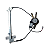 Maquina Vidro Eletrica Porta C/motor 24v - Volks 82 L/d - Imagem 1