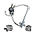 Maquina Vidro Eletrica Porta C/motor 24v - Volks 82 L/d - Imagem 2