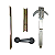 Kit Máquina Vidro+guia+suporte+manivela Le Ford Cargo G1 G3 - Imagem 1