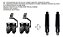 KIT 2 FECHADURA + 2 AMORTECEDOR DA CABINE VW WORKER DELIVERY - Imagem 3