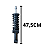 Par Amortecedor Kit Mola Traseiro Cabine Iveco Tector/cursor - Imagem 3