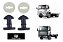 Kit 2 Presilha 2 Arruela Tampa Caixa Fusível Ford Cargo - Imagem 2