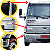 Lanterna Estribo+delimitadora+pisca LD Ford Cargo até 2011 - Imagem 2
