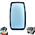 RETROVISOR EXTERNO CAMINHAO FORD CARGO ANTIGO CONVEXO - Imagem 1