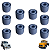 Kit 10 Bucha Estriada Suporte Alternador MB 1113 24X10MM - Imagem 1