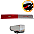 KIT 10 FAIXA REFLETIVA LATERAL ESQUERDO CAMINHÃO/ONIBUS/VAN - Imagem 2