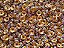Rondela de strass dourada 08mm 20 unidades - Imagem 2