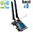 Placa de Rede WiFi Intel 1200 Mbps Dual Band (2.4/5.8 GHz) Pci-Ex com Bluetooth - Imagem 1