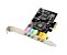 Placa de Som C-Media CMI8738 PCI-Express x1 para PCs e Desktops - Imagem 1