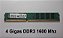 Memória Kingston 4 Gigas DDR3 1600 Mhz para PCs - Imagem 2