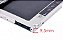 Adaptador Caddy Dvd 9.5 mm para 2° Hd ou Ssd Sata para Notebooks - Imagem 4