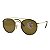 Óculos de Sol Ray-Ban Rb3647n 001/57 51 Round Double Bridge Polarizado - Imagem 1