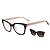Óculos de Grau Love Moschino Mol071/Cs 3H2 Ha 53X18 140 Clip-On - Imagem 1