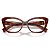 Óculos de Grau Miu Miu Mu05Vv 11Q-1O1 55X16 140 - Imagem 4