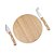 Kit queijo com estojo kraft 3 peças - Imagem 2