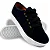 Tênis Feminino Liso Preto Casual Confortável - Imagem 3