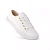 Tênis Feminino Confortável Casual Slip On Macio Sapato Liso Branco - Imagem 3
