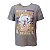 Camiseta One Piece Luffy Gear 5 Joy Boy Cinza - Imagem 1