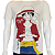 Camiseta One Piece - Luffy Off-White - Imagem 2