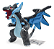 Pelúcia Mega Charizard X 25cm Pokémon - Imagem 6