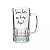 Caneca Chopp Vidro 550ml Personalizada - Imagem 1