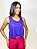 CROPPED FITNESS ROXO 100% POLIÉSTER - Imagem 2