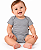 BODY INFANTIL CINZA MESCLA 100% POLIÉSTER - Imagem 1
