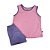 CONJUNTO INFANTIL REGATA ROSA/LILÁS 100% POLIÉSTER - Imagem 1