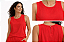 CONJUNTO MALHA CREPE VERMELHO TOMATE - Imagem 2