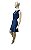 VESTIDO DECOTE V VISCOLYCRA AZUL PETROLÉO - 93% VISCOSE 07% ELASTANO - Imagem 4
