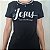 Camisa Preta Jesus Nome Sobre Todo Nome com Perolas - Imagem 1