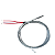 Termoresistencia Pt100 3 fios Haste 4 mm X 30 mm Cabo 2 Metros Fibra C/ Trança - Imagem 3