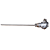 Termoresistência PT100 cabeçote KSC (pequeno) Haste inox 6x100 mm Rosca 1/2 BSP - Imagem 3