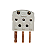 Mini Conector Pt100 Macho - 3 Pinos - Imagem 2