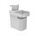 Dispenser para Detergente e Organizador de Pia Trium 650ml Branco - Imagem 1