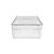 Organizador Clear C/ Tampa 30X15X7CM Natural - Imagem 3